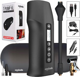 Coolado tPump XL - Bezprzewodowy kompresor do opon z funkcją powerbanku