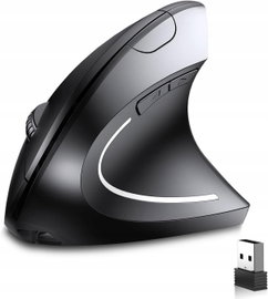 Mysz Pionowa Bezprzewodowa Ergonomiczna Cicha do Biura i Domy Bomenya 2,4Gh