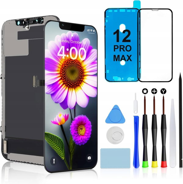 Ekran zastępczy do iPhone 12 Pro Max -Wyświetlacz LCD Full HD 17.0cm