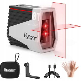 Huepar E011R Samopoziomująca Poziomica Laserowa 20m Czerwony Czujnik Ruchu