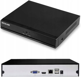 Seculink 10-kanałowy 4K NVR 1080p 3MP 4MP 5MP 8MP Ultra HD Rejestrator