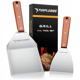 Zestaw szpatułek do grilla PURPLEBIRD Stal Nierdzewna Zestaw 2 szt.