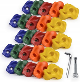 Uchwyty do wspinaczki Kamienie Wspinaczkowe 25 szt Obciążenie 50-200 kg