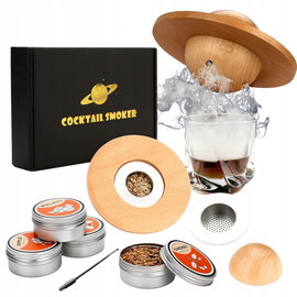 Zestaw do Wędzenia Koktajli Whisky Serów Mięs Wędzarnia z Wiórkami Drzewnym