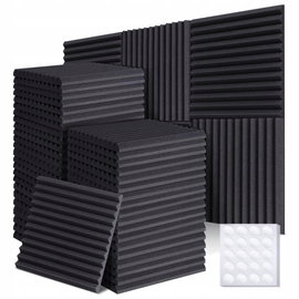 Panel akustyczny 63 szt + 19 niepełnowymiarowych dźwiękochłonny 30x30x2,5cm