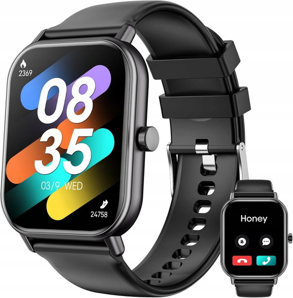 Zegarek Fitness Smart Haulvean G39 Bluetooth 1,85 IP67 Android iOS j.polski
