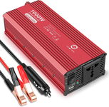 Przetwornica Inwerter samochodowy Falownik 1000W DC 12V na AC 230V z 2x USB