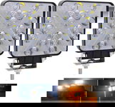2x Reflektor punktowy roboczy przeciwmgielny offroad LED 48W Wodoszczelny