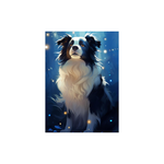 Zestaw do malowania diamentami 5D DIY Haft Diamentowy 30x40cm border collie