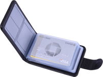 Mały Portfel RFID etui organizer na karty 20 kieszeni 6 przegródek na karty