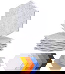 12x Panele Akustyczne na Ścianę Sześciokątne TONOR 30x26x1cm wygłuszające