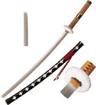 Katana Lekki Drewniany Miecz Samurajski Replika Roronoa Zoro Trafalgar 103cm