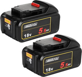 2x Akumulator Bateria do Dewalt Powarobor DCB184  18V 5000mah 5,5Ah Li-Ion