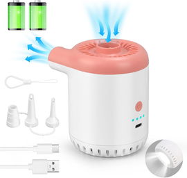 Bezprzewodowa Mini Elektryczna Pompka Pompowanie Wypompowywanie Lampka LED