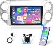 Radio samochodowe do VW Tiguan 2006-2016 Ekran dotykowy 9" +Kamera cofania