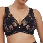 ALLES BOUDOIR M BRALETTE biustonosz miękki braletka 65F czarny