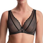 ALLES CHITA M BRALETTE biustonosz braletka 75D czarny