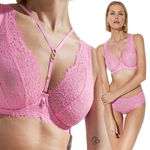 ALLES FRENCH KISS M BRALETTE biustonosz miękki braletka 70G różowy