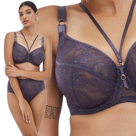 ALLES CHIARA M biustonosz miękki soft 80J grafit