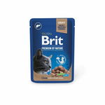 Mokra karma dla kota BRIT PREMIUM KOT Saszetki wątróbką w sosie 100g