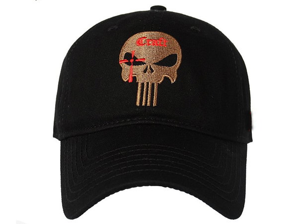 CZAPKA Z DASZKIEM PUNISHER HERB SNAJPER ARMY TAKTYCZNA BOJOWA WOJSKOWA