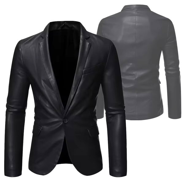 XL MARYNARKA SKÓRZANA MĘSKA SPORTOWA MODNA DO JEANSÓW ELEGANCKA CASUAL
