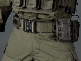 L FALCON DWUCZĘŚCIOWY ZIELONY PAS TAKTYCZNY BOJOWY KLAMRA QR MOLLE SURVIVAL ARMY