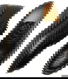 43 PÓŁBUTY GLANY DERBY KLASYCZNE OKSFORDKI MARTENSY UNISEX SKÓRZANE CZARNE