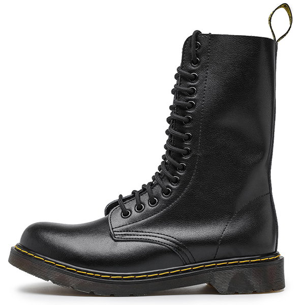38 GLANY OFICERKI KOZAKI WORKERY MARTENSY SKÓRA COMBAT BOOTS UNISEX OFICERKI