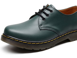 37  ZIELONE GLANY PÓŁBUTY DERBY OKSFORDY DR.MARTIN SKÓRA UNISEX KOLORY 35-46