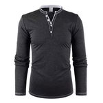 L T-SHIRT KOSZULKA BLUZA LONGSLEEVE MODNY PAN DOPASOWANA BAWEŁNA
