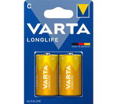 Bateria alkaliczna C / LR14 Varta Longlife - 2 sztuki