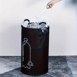 Duży Składany Kosz na Butelki - Pojemnik Segregacja - 72x38 cm 90L