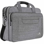 Torba Matein na laptopa 15,6" 41x30x10 cm biznesowa pojemna elegancka Szara
