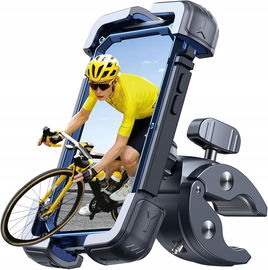 Bovemanx uchwyt na telefon na rower lub motocykl od 4,7 do 7,2 cala czarny