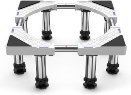 Dewel Podstawa do pralki z 4 nóżkami 8 rurek do 500kg regulowana 43-57 cm