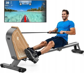 VOWVIT OR3 Wioślarz magnetyczny do domowej siłowni 16 poziomów oporu 160 kg
