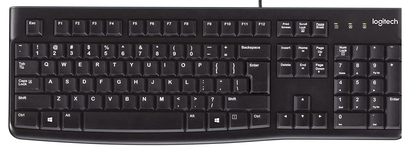 Klawiatura Logitech K120 USB czarna US 920-002509