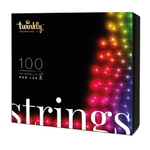 Inteligentne lampki choinkowe Twinkly Strings 100 LED RGB 8 m łańcuch