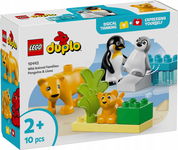 10442 - Lego Duplo - Rodziny Dzikich Zwierząt: Pingwiny I Lwy