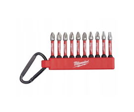 Zestaw bitów udarowych 10szt karabińczyk Milwaukee