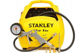 Kompresor bezolejowy 1100 W Stanley Air Kit 1.5KM 8 bar SPRĘŻARKA + ZESTAW