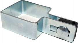 Obejma początkowa końcowa ocynkowana na słupki 40x40 ocynk panel fi 6 mm