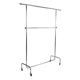 STOJAK 1,4/2M WIESZAK SKLEPOWY NA UBRANIA WIESZAKI MOCNY fv