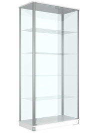 WITRYNA SZKLANA GABLOTA 80x40x190cm + ZAMEK na MODELE KOLEKCJONERSKIE