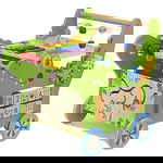 VIGA Drewniany Pchacz Edukacyjny Krokodylek 12w1