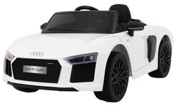 Audi R8 Spyder na akumulator Biały + Pilot