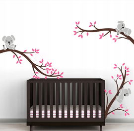 Naklejki dekoracyjne Koala na drzewie