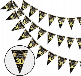 Baner girlanda urodzinowa 30lat 5m