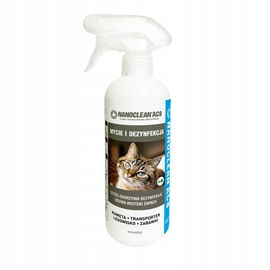 NEUTRALIZATOR ZAPACHÓW MOCZU KOTA MYCIE I DEZYNFEKCJA NANOCLEAN
